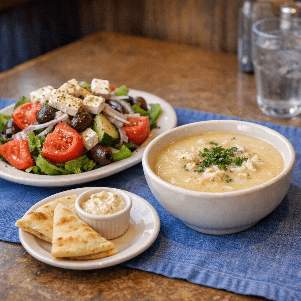 Avgolemono Soup Service