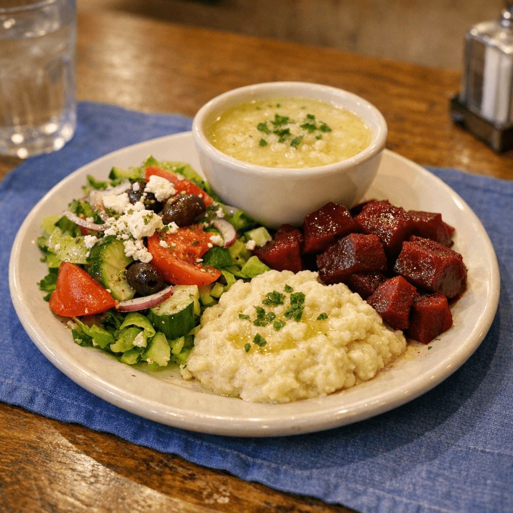 Beets Skordalia Platter