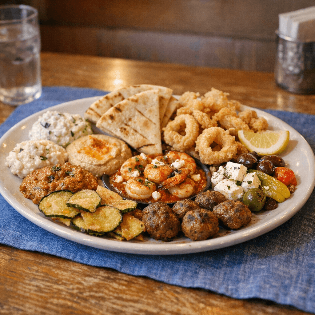 Seafood Mezze Platter