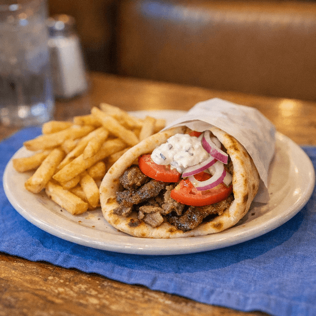 The Greeks Gyro Sandwich