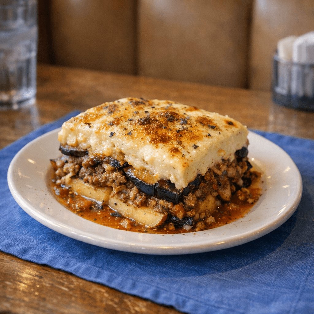 Traditional Homemade Mousaka