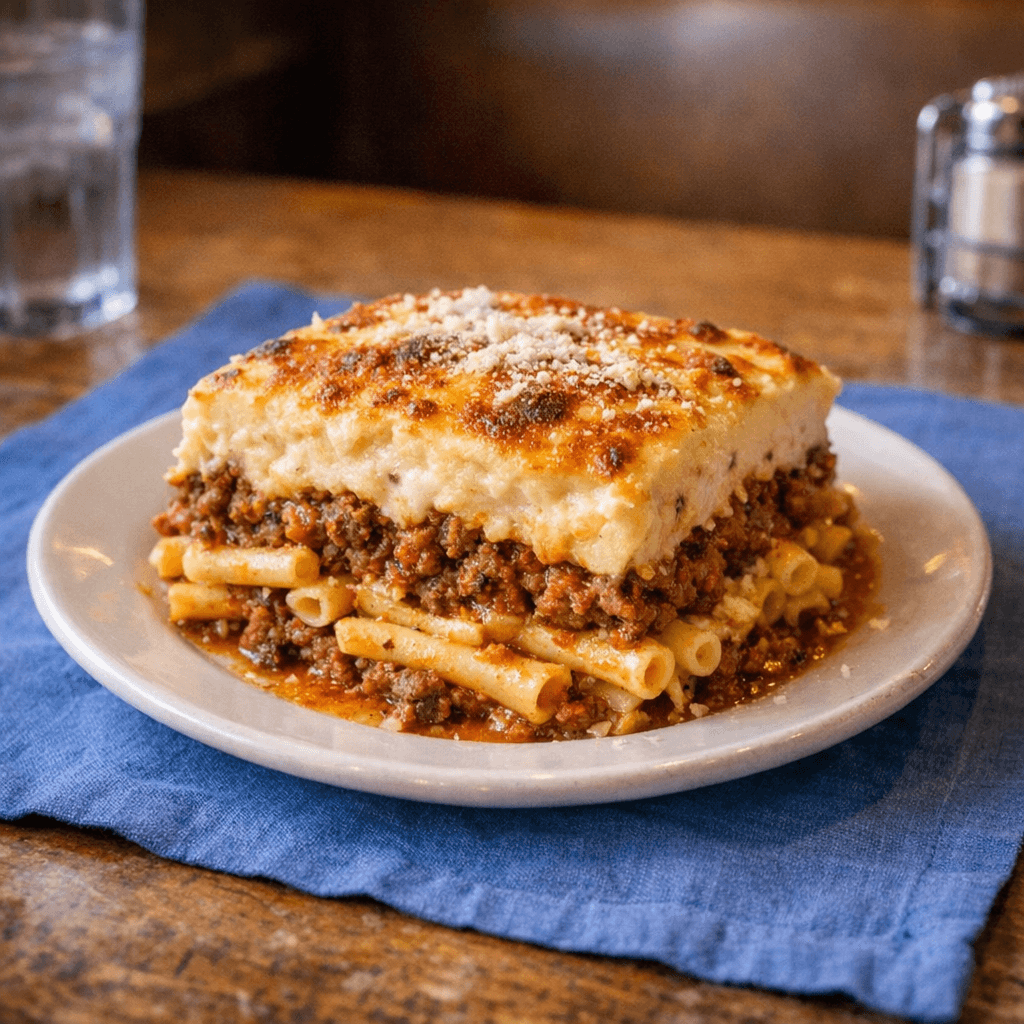 Traditional Homemade Pastitsio