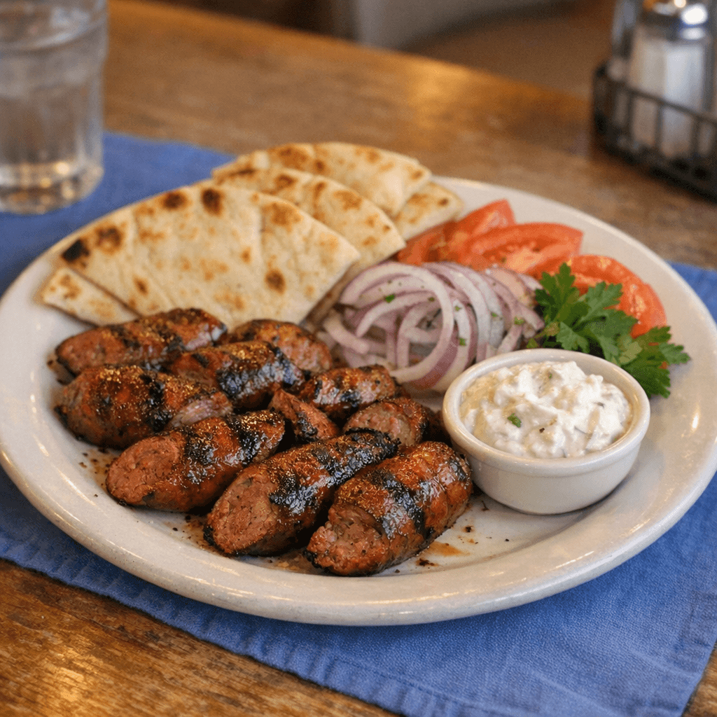 Village Style Loukaniko Platter