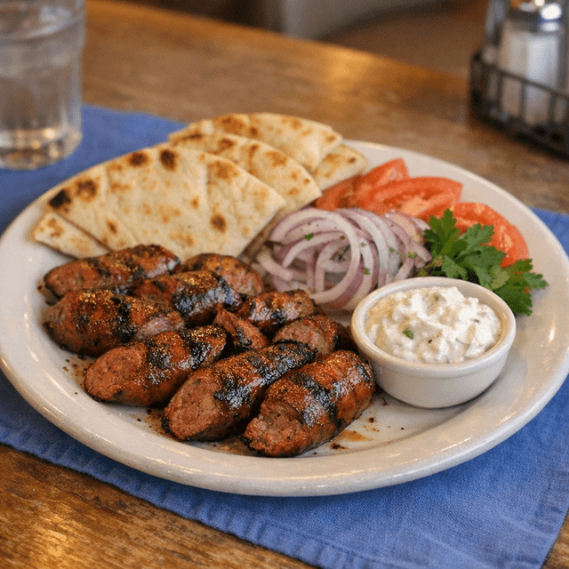 Village Style Loukaniko Platter