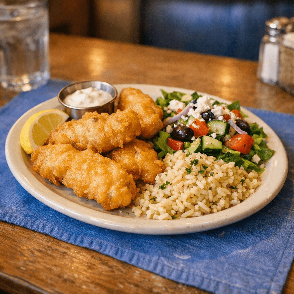 Wednesday Greek Style Bakaliaro